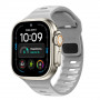 Tech-Protect Silicone Line Apple Watch 8 / 9 / 10 / 11 / 12 / SE / Ultra 44/45/46/49 mm rihm, Lunar Grey