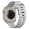Tech-Protect Silicone Line Apple Watch 8 / 9 / 10 / 11 / 12 / SE / Ultra 44/45/46/49 mm rihm, Lunar Grey