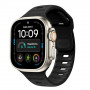 Tech-Protect Silicone Line Apple Watch 8 / 9 / 10 / 11 / 12 / SE / Ultra 44/45/46/49 mm rihm, must
