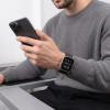 Tech-Protect Silicone Line Apple Watch 8 / 9 / 10 / 11 / 12 / SE / Ultra 44/45/46/49 mm rihm, must