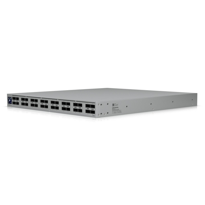 Ubiquiti UniFi Switch 32x QSFP28 100 Gbit, hallatav, 19" rack-kinnitatav, 1,3" puuteekraan