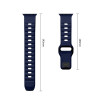 Tech-Protect Silicone Line Apple Watch 8 / 9 / 10 / 11 / 12 / SE / Ultra 44/45/46/49 mm rihm, Atlantic Blue