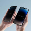 Tech-Protect Anti Spy Glass Pro+ privaatsusklaas karastatud klaas Apple iPhone 17e / 16e / 14 / 13 Pro / 13 jaoks (2 tk), must