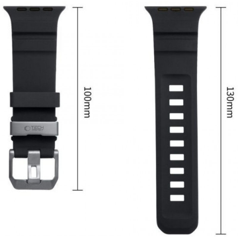 Tech-Protect Motion Apple Watch 8 / 9 / 10 / 11 / 12 / SE / Ultra 44/45/46/49 mm rihm, must
