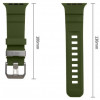 Tech-Protect Motion Apple Watch 8 / 9 / 10 / 11 / 12 / SE / Ultra 44/45/46/49 mm rihm, Tactical Green