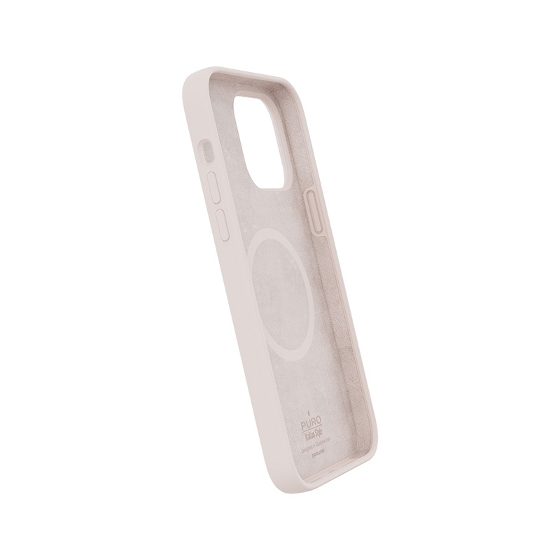 Puro ICON MAG MagSafe silikoonkate Apple iPhone 14 Pro Max-le, tolmuroosa