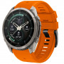 Tech-Protect Silicone Garmin Fenix 5 / 6 / 6 Pro / 7 / 8 / 8 Pro / E / 9 / 9 Pro 51 mm rihm, Signal Orange