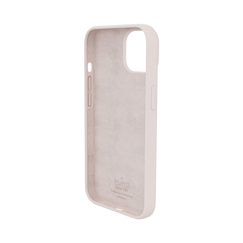Puro ICON Antimicrobial Cover Apple iPhone 14 Plus / 15 Plus jaoks, Pink Sand