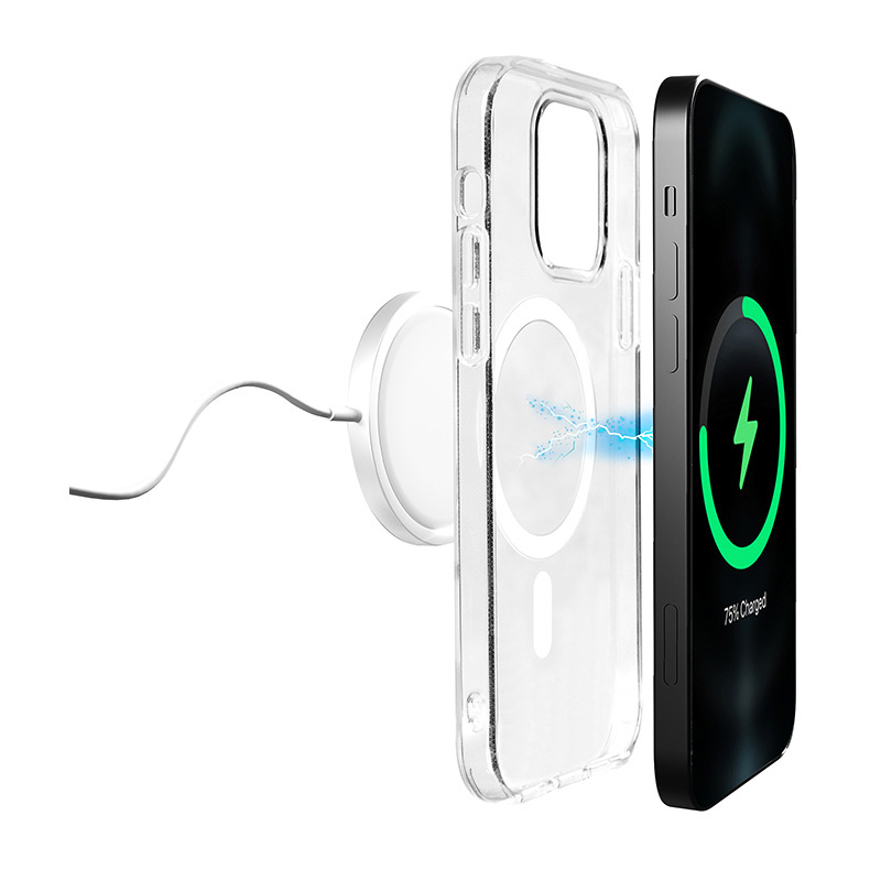 Puro Litemag MagSafe ümbris Apple iPhone 14 Plus / 15 Plus, läbipaistev