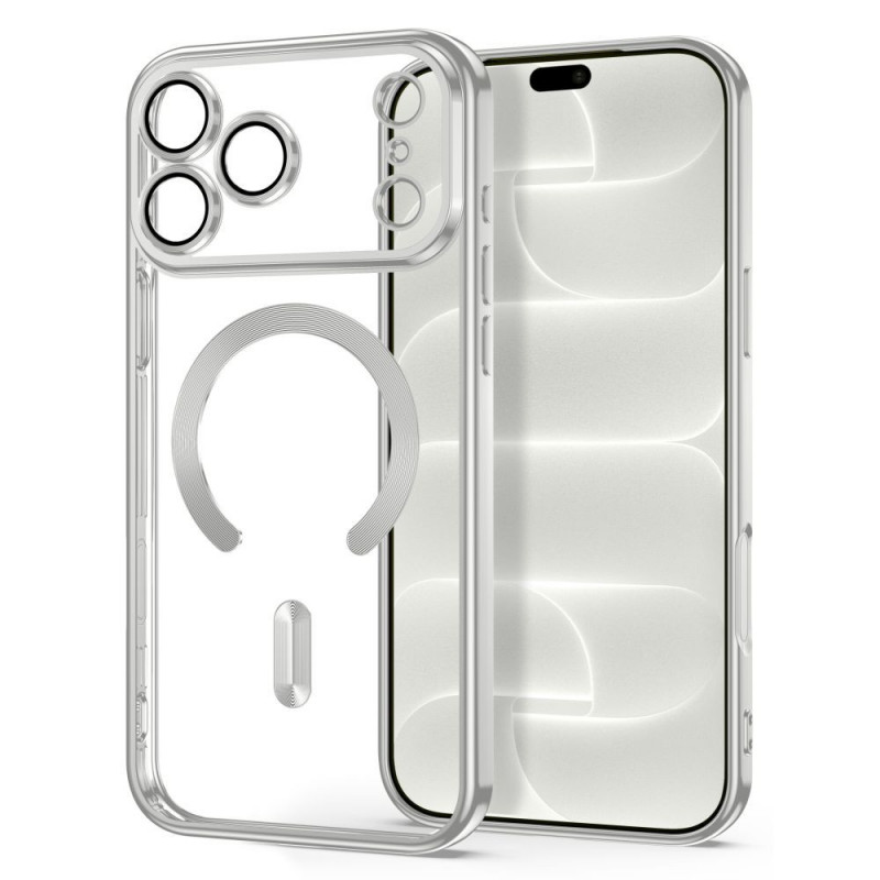 Tech-Protect Magflex MagSafe ümbris Apple iPhone 17 Pro / 18 Pro, läikiv hõbedane