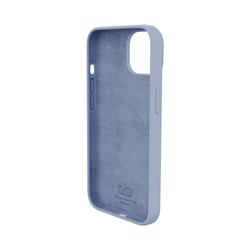 Puro ICON Antimicrobial Cover Apple iPhone 14 Plus / 15 Plus jaoks, Sierra Blue