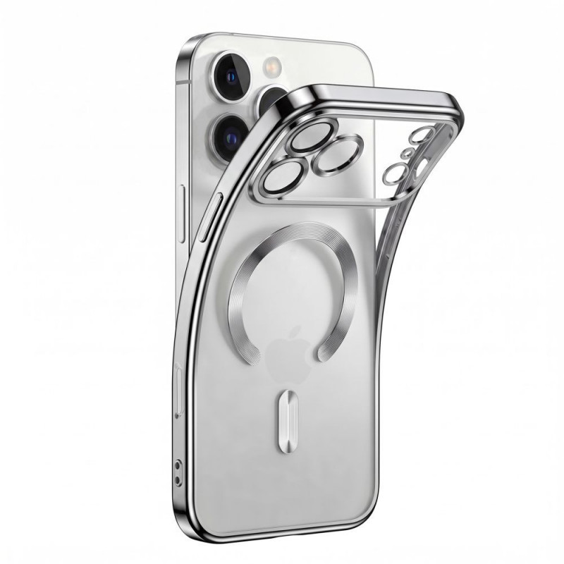 Tech-Protect Magflex MagSafe ümbris Apple iPhone 17 Pro Max / 18 Pro Max, läikiv hõbedane