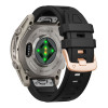 Tech-Protect silikoonist kellarihm Garmin Fenix 5s / 5s Plus / 6s / 6s Pro / 7s / 8 / 9 / 9 Pro 43 mm, must