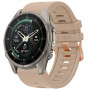 Tech-Protect silikoonist kellarihm Garmin Fenix 5s / 5s Plus / 6s / 6s Pro / 7s / 8 / 9 / 9 Pro 43 mm, pähkel