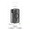Puro Daylight MagSafe-iga ühilduv silikoonkate iPhone 17-le, poolläbipaistev must