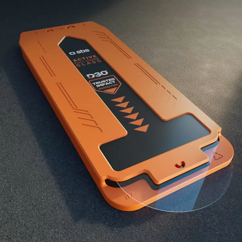 SBS D3O karastatud klaas aplikatsiooniga iPhone 17 Pro jaoks (1 tk)