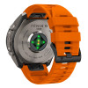 Tech-Protect silikoonist kellarihm Garmin Fenix 5 / 6 / 6 Pro / 7 / 8 / 8 Pro / E / 9 / 9 Pro 47 mm jaoks, Signal Orange