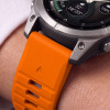 Tech-Protect silikoonist kellarihm Garmin Fenix 5 / 6 / 6 Pro / 7 / 8 / 8 Pro / E / 9 / 9 Pro 47 mm jaoks, Signal Orange