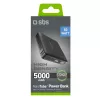 SBS HD 10W 5000mAh USB-C akupank LCD-ekraaniga, must