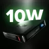 SBS HD 10W 5000mAh USB-C akupank LCD-ekraaniga, must