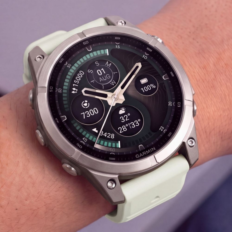Tech-Protect silikoonist kellarihm Garmin Fenix 5 / 6 / 6 Pro / 7 / 8 / 8 Pro / E / 9 / 9 Pro 47 mm jaoks, Stone Grey