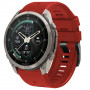Tech-Protect silikoonist kellarihm Garmin Fenix 5 / 6 / 6 Pro / 7 / 8 / 8 Pro / E / 9 / 9 Pro 51 mm jaoks, Crimson Red