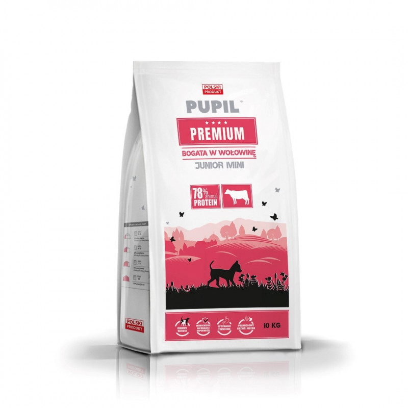 PUPIL Premium Junior Mini loomaliharikas kuiv koeratoit, 10 kg