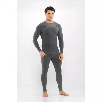 Viking Altis Man Set meeste meriinost aluskihtide komplekt, must, XL