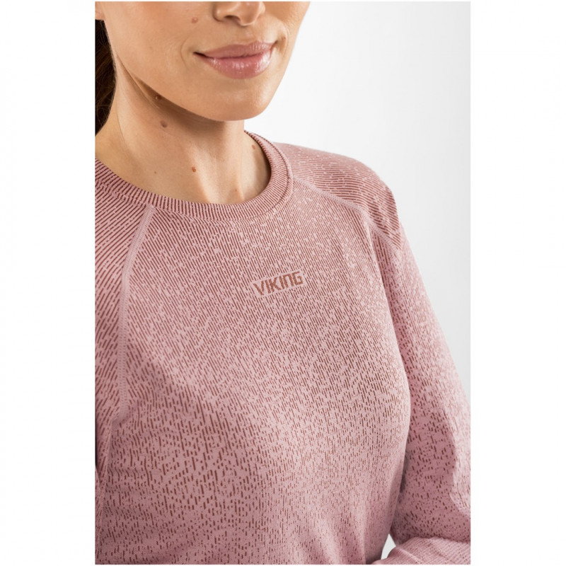 Viking Altis Lady Set naiste meriinovillane aluskihtkomplekt, roosa, L