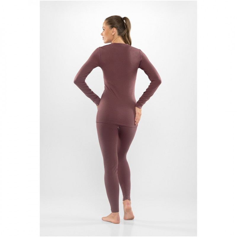 Viking Meriboo Lady Set Merino naiste aluspesukomplekt, roosa, M