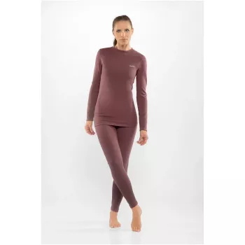 Viking Meriboo Lady Set Merino naiste aluspesukomplekt, roosa, L