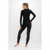 Viking Meriboo Lady Set Merino naiste aluspesukomplekt, must, S