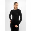 Viking Meriboo Lady Set Merino naiste aluspesukomplekt, must, S