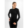 Viking Meriboo Lady Set Merino naiste aluspesukomplekt, must, M