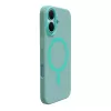 Puro Daylight MagSafe silikoonkate iPhone 16-le, roheline