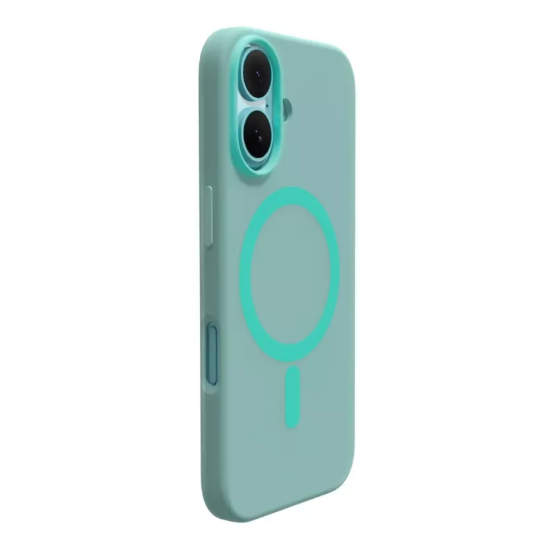 Puro Daylight MagSafe silikoonkate iPhone 16-le, roheline