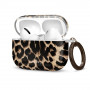 Tech-Protect Lamano ümbris Apple AirPods Pro 3-le karabiiniga, Exotic Touch (must ja pruun)