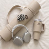 Tech-Protect Lamano ümbris Apple AirPods Pro 3-le karabiiniga, Nature Muse (must ja beež)