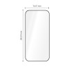 Tech-Protect Quick Set+ karastatud klaas Apple iPhone 17 Pro Max / 18 Pro Max jaoks, must (2 tk)
