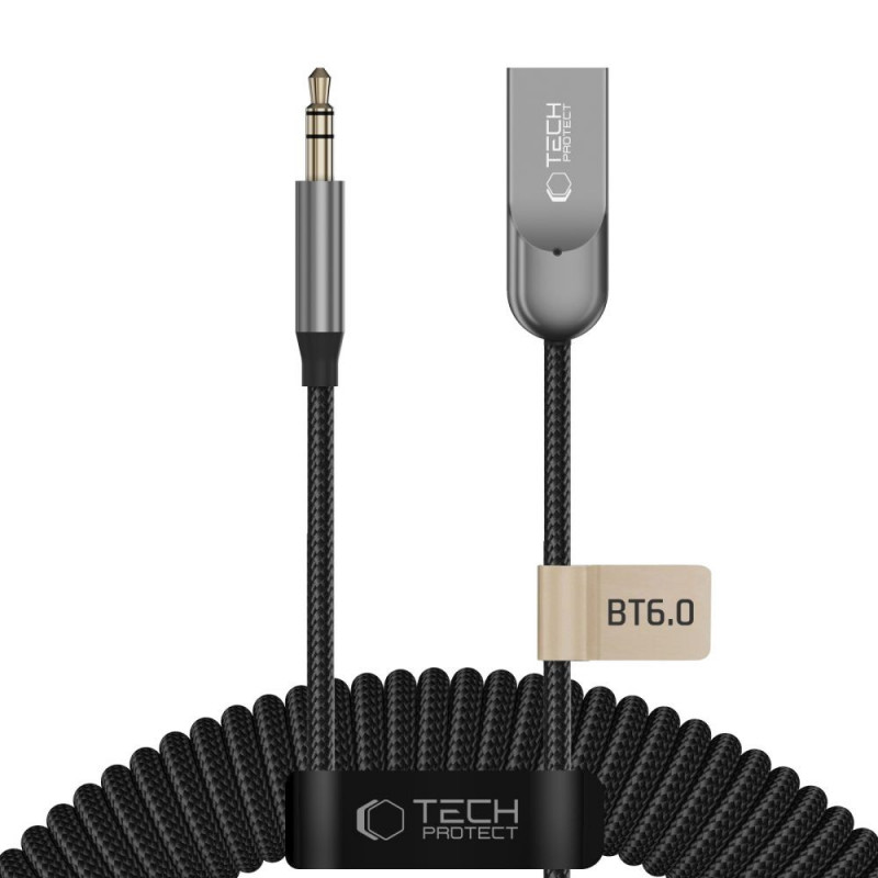 Tech-Protect Ultraboost AU04 Bluetooth 6.0 heliadapter AUX 3,5 mm-iga, hall