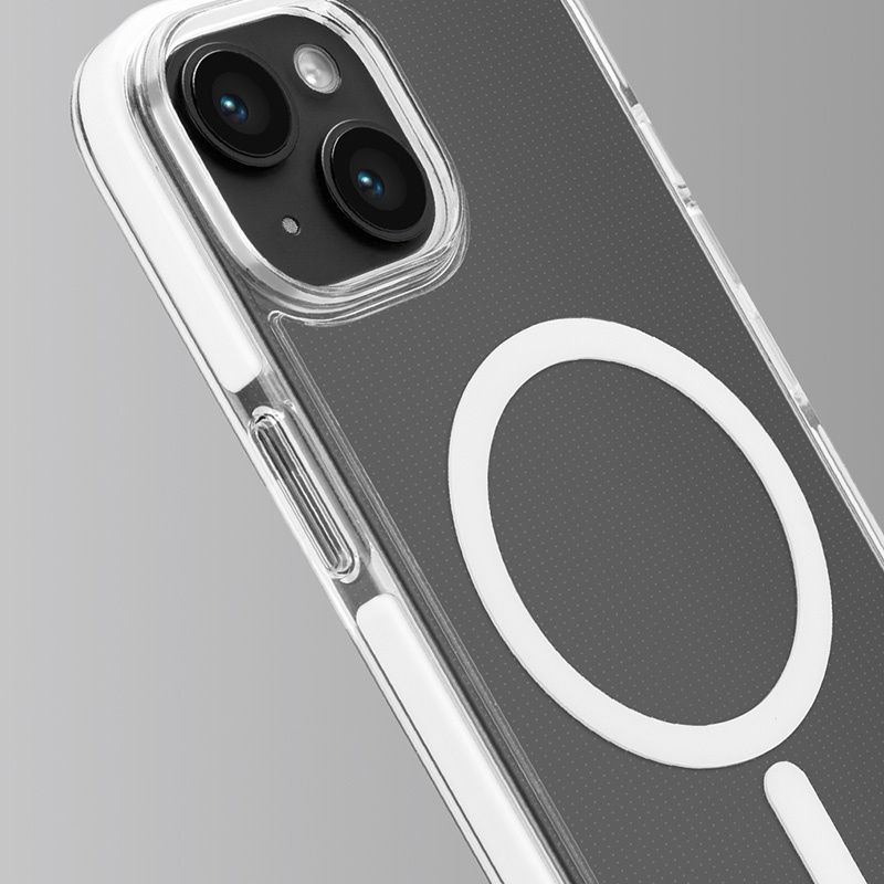 Puro LITEMAG PRO MagSafe'i ümbris Apple iPhone 15 jaoks, läbipaistev
