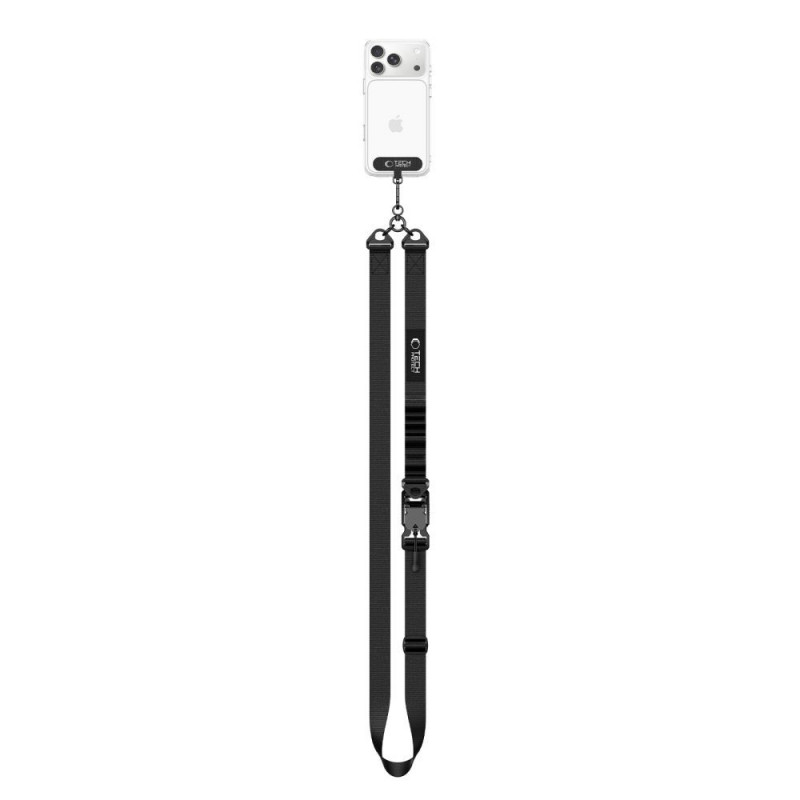 Tech-Protect C9S Rope Crossbody telefonirihm, must