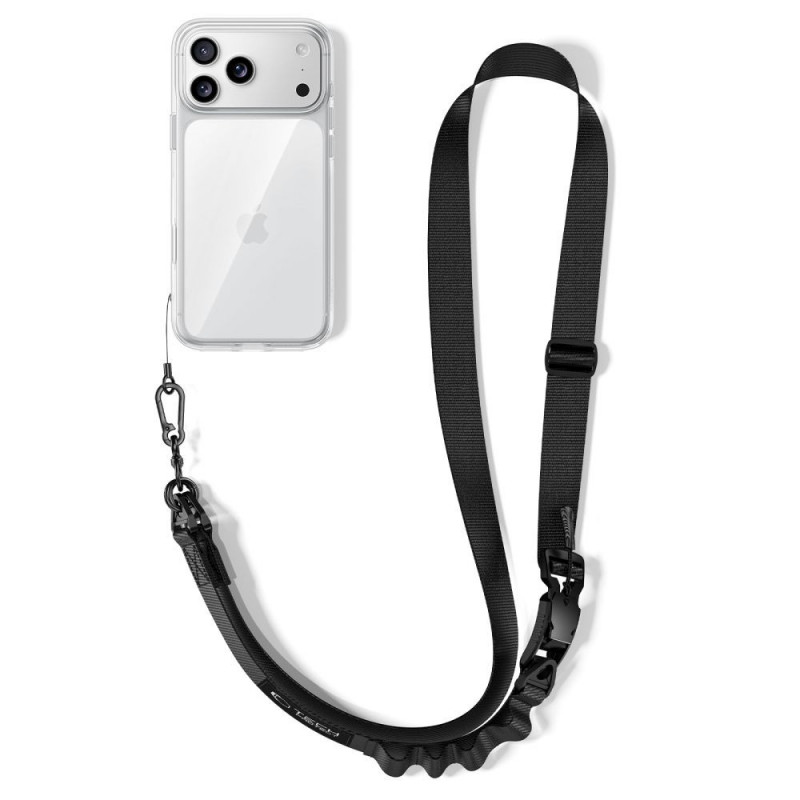 Tech-Protect C9S Rope Crossbody telefonirihm, must