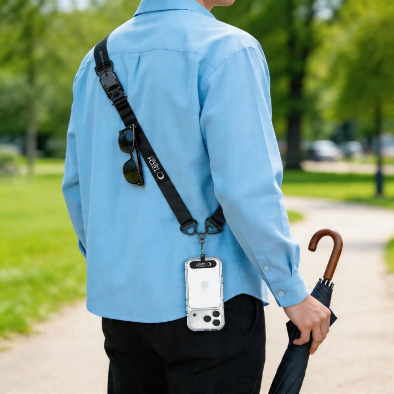 Tech-Protect C9S Rope Crossbody telefonirihm, must