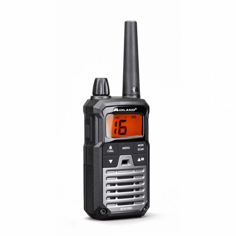 Midland XT70 Pro Duo kõneraadio, must