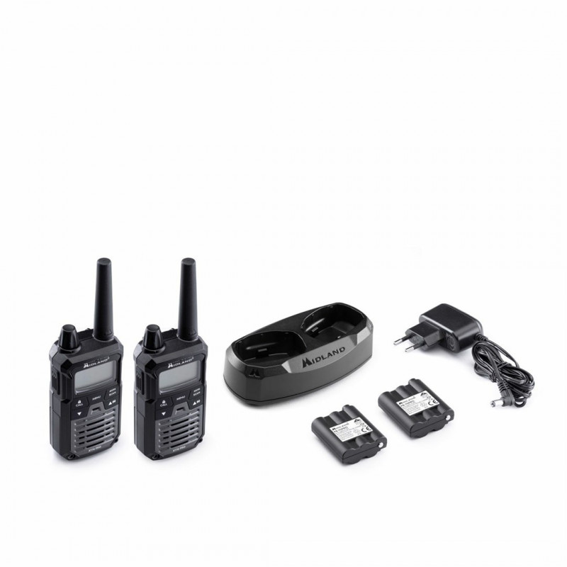 Midland XT70 Pro Duo kõneraadio, must