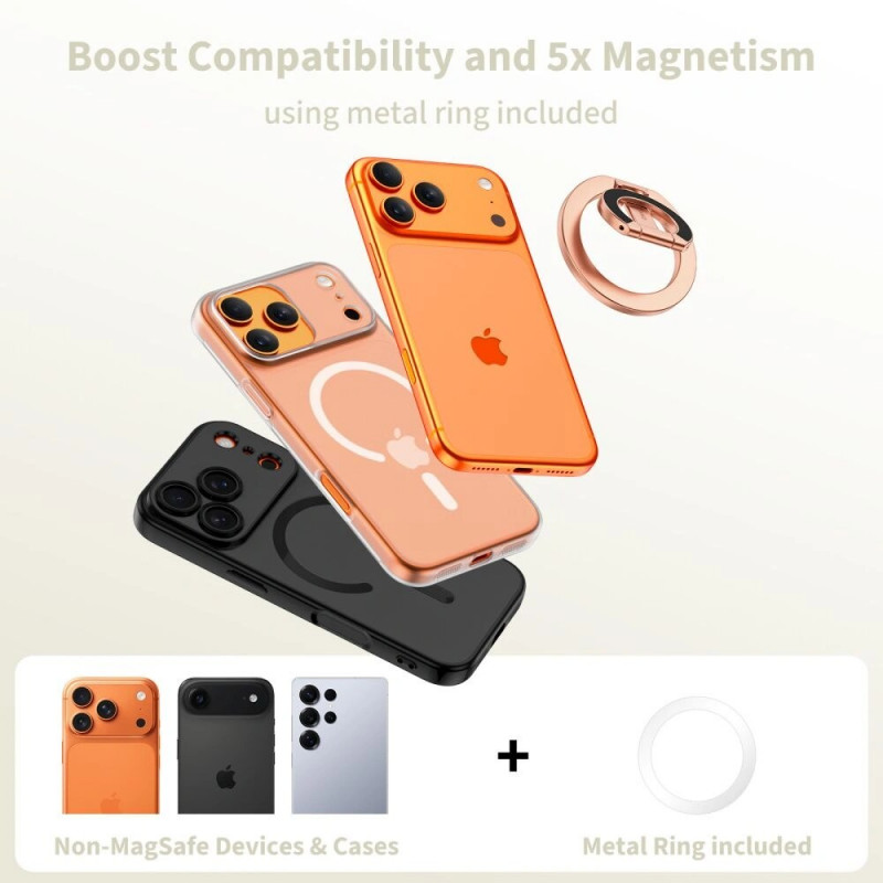 Tech-Protect MMR400 Lamano magnetiline MagSafe telefonirõngas, rooskuld