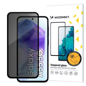 Wozinsky Privacy Glass karastatud klaas Samsung Galaxy S25+ jaoks peegeldusvastase filtriga