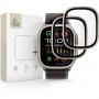 Tech-Protect Glass Ring karastatud klaas Apple Watch Ultra 49 mm jaoks, hõbedane ja must (2 tk)
