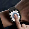 Tech-Protect Glass Ring karastatud klaas Apple Watch Ultra 49 mm jaoks, hõbedane ja must (2 tk)